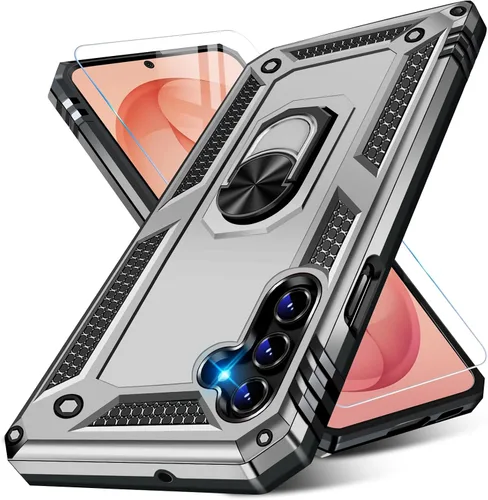 Miniatura 50 de Vaki Funda para Samsung Galaxy S22 5G con protector de pantalla integrado de grado militar, cubierta dura y resistente, funda resistente para Galaxy