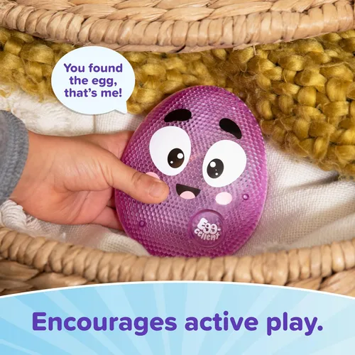 Miniatura 2 de Eggworthy by Relatable, el juego de escondite y busca apto para niños, juguetes para niños a partir de 3 años, incluye 1 juguete iluminado de huevo