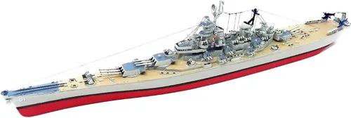 Miniatura 2 de Atlantis USS Iowa Big Battleship Kit de Modelo de Plástico 1/535 Juguete y Pasatiempo