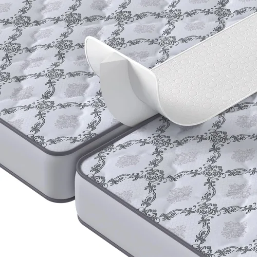 Miniatura 2 de Insieme 12 x 77 pulgadas Puente de cama Twin a King - Relleno de huecos para cama dividida King - Tela hipoalergénica - Blanco, delgado y sin