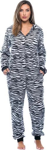 Miniatura 4 de Just Love - Pijama tipo enterizo para adultos con estampado de piel de animal