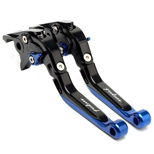 Miniatura 14 de NIKKHO Palanca de embrague de freno para BA & JAJ PULSAR200/NS200 PULSAR135 Pulsar 200 NS200 RS200 A motocicleta CNC aluminio plegable ajuste