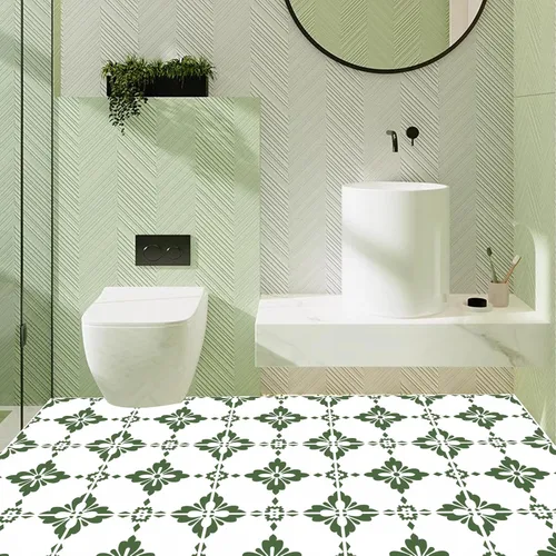 Miniatura 3 de Plantilla de azulejos reutilizables de 12 x 12 pulgadas, plantilla de mandala grande para pintar pisos, azulejos, hormigón, patio, pasarela, porche