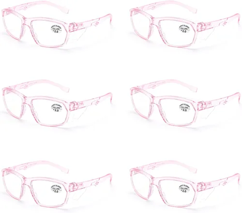 Miniatura 133 de ProtectX Elegantes gafas de seguridad antivaho y resistentes a los arañazos, gafas de protección UV, lentes de bloqueo de luz azul para hombres