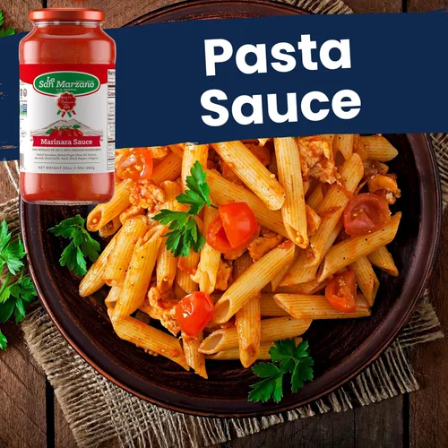 Miniatura 5 de La San Marzano Salsa Marinara, 24 onzas, salsa para pasta hecha en Italia, tomate multiusos de calidad premium, todo natural, dieta mediterránea