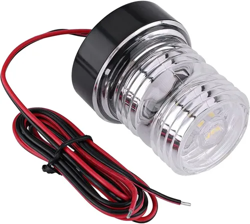 Miniatura 10 de Luces LED de navegación para barco de 12 V, tipo lágrima, para proa, impermeables, con carcasa de acero inoxidable, para barco, yate, señalización