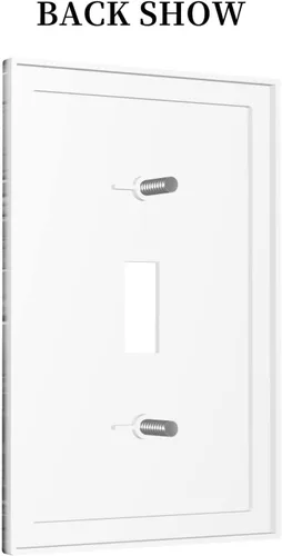 Miniatura 958 de Placa de Interruptor de Luz Azul de 1 Gang, Placa de Pared Decorativa de Palanca Individual, Cubierta de Placa de Pared de Palanca, Placa Frontal
