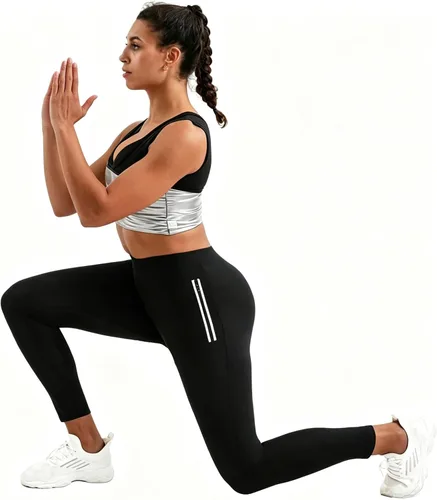 Miniatura 4 de Traje de sauna, chaqueta moldeadora de cuerpo de sudor caliente, entrenador de cintura, manga larga, con cremallera, camiseta de entrenamiento