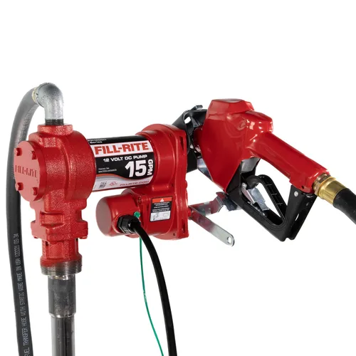 Miniatura 15 de Fill-Rite FR1204H - Bomba de transferencia de combustible de 12 V, 15 GPM (modelo sólo bomba) Gasolina, diésel, queroseno, mezclas de etanol