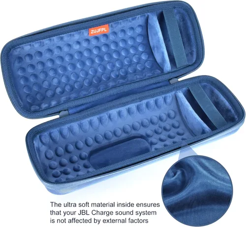 Miniatura 4 de Funda rígida EVA para altavoz Bluetooth JBL Charge 4/5, compatible con JBL Charge 4/5, funda de altavoz portátil, impermeable, duradera, Rojo