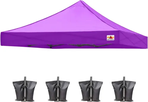Miniatura 24 de ABCCANOPY - Toldo de repuesto para carpa desplegable (10x10 pies, beige)