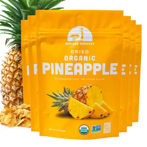 Miniatura 17 de Mavuno Harvest - Fruta seca 100% orgánica, 6 paquetes de 2 onzas de Jaca