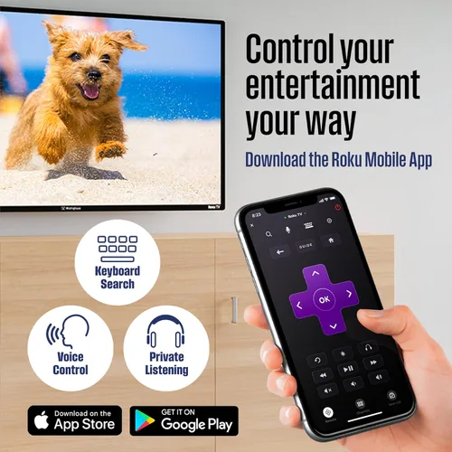 Miniatura 6 de Westinghouse Roku TV - Smart TV de 24 pulgadas, televisión HD con conectividad Wi-Fi y aplicación móvil, pantalla plana, Bluetooth, compatible