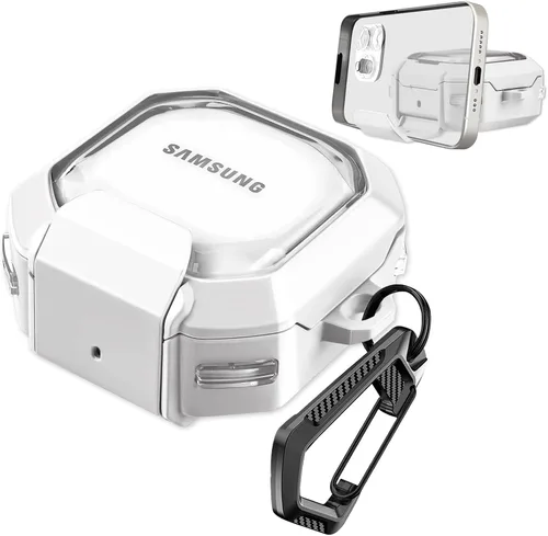 Miniatura 7 de Funda con Candado Seguro Transparente para Samsung Galaxy Buds FE/Galaxy Buds 2 Pro/Galaxy Buds Pro/Galaxy Buds Live, Accesorios para Galaxy Buds