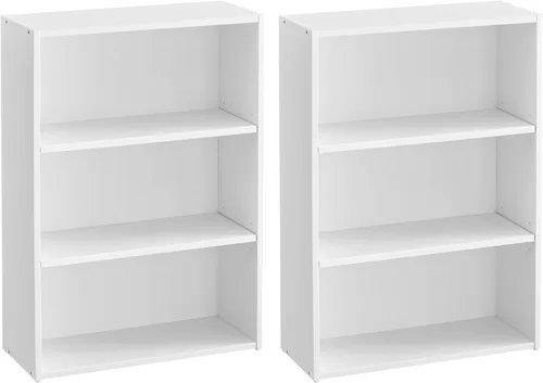 Miniatura 39 de VASAGLE Custos Collection - Estantería de 3 niveles, librero con almacenamiento abierto, 9.4 x 23.6 x 32 pulgadas, para sala de estar, oficina