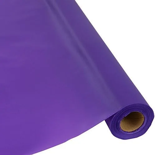 Rollo de cobertor de mesa plástico para fiestas y banquetes de 300 pies x 40 pulgadas Mantel de vinilo desechable