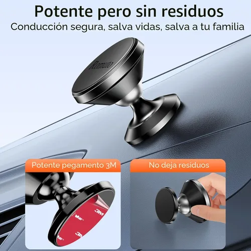 Miniatura 2 de 【Paquete de 2】 Soporte magnético para teléfono para tablero de automóvil 【Imán fuerte】Soporte magnético de teléfono para iPhone para soporte