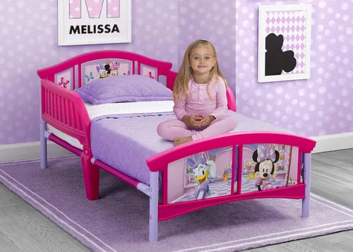 Miniatura 4 de Delta Children Cama de plástico para niños pequeños, Minnie Mouse de Disney