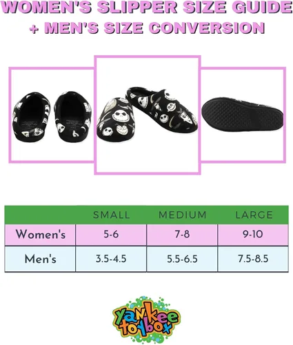 Miniatura 2 de The Nightmare Before Christmas Jack Sally - Pantuflas para mujer
