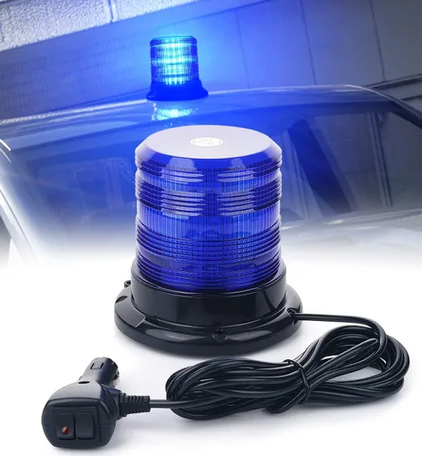 Miniatura 9 de LUMENIX 60 luces LED estroboscópicas para carretilla elevadora para camiones magnéticos/montaje de tornillo, remolque, vehículos de construcción