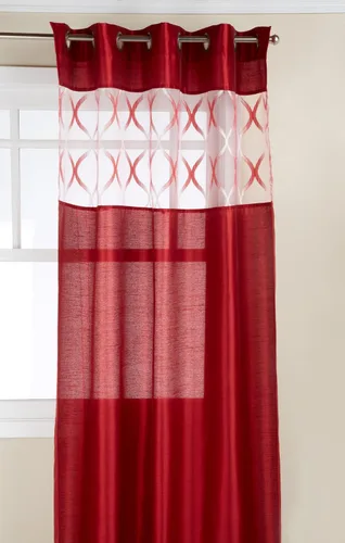 Miniatura 5 de Editex Home Textiles Scala - Panel para ventana, 56 x 84 pulgadas, color negro
