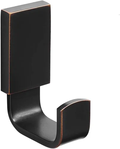 Miniatura 13 de BESy Ganchos individuales para toallas para baño, cocina, garaje, estilo cuadrado, ganchos para bata y sombrero, montaje en pared con tornillos