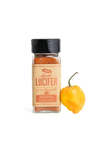 Miniatura 6 de Saint Lucifer, Paquete triple combinado, 3 condimentos de habanero, jalapeño y mariscos, fabricados en los Estados Unidos, sin gluten, sin azúcar