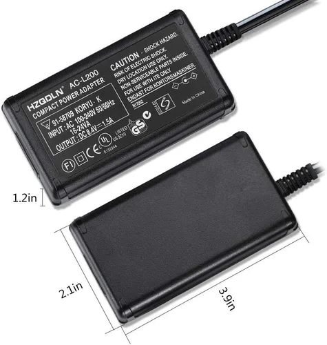 Miniatura 5 de Cargador adaptador de CA compatible con Sony Handycam HDR-CX190, HDR-CX220, HDR-CX230, HDR-CX330, HDR-HC3, HC5, HC7, HC9, DCR-HC20, HC21, HC26
