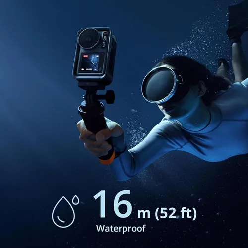 Miniatura 4 de DJI Osmo Action 3 Combo para Exteriores - Cámara de acción 4K/120fps con montaje para pecho y correa de mochila para senderismo y ciclismo, FOV