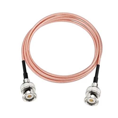 Miniatura 8 de Yuslao Puente BNC de 50 ohmios 10 pies de baja pérdida BNC macho a macho RG316 Extensión puente coaxial para analizador de antena Cámara CCTV