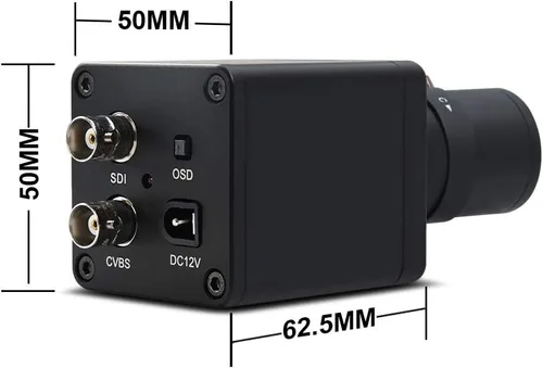 Miniatura 4 de MOKOSE Cámara 3G / HD SDI 1080@60/50/30/25P, cámara de seguridad CCTV digital HD 1080@60/50i, sensor de alta sensibilidad 1/2.8 CMOS con lente HD