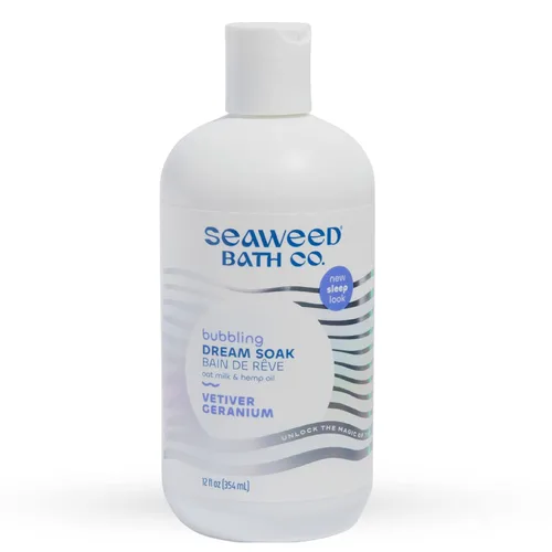 Miniatura 10 de Seaweed Bath Co. - Remojo muscular burbujeante, aroma a lavanda de árbol de té, 12 onzas, algas cosechadas de forma sostenible, arcilla marina