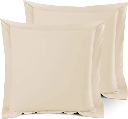 Miniatura 112 de Nestl Juego de 2 fundas tipo sham de almohada suaves - Fundas de almohada de microfibra de doble cepillado - Fundas de almohada de cama premium