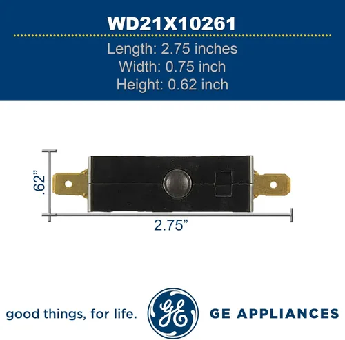 Miniatura 4 de GE WD21X10261 - Interruptor multiusos original OEM para lavavajillas GE