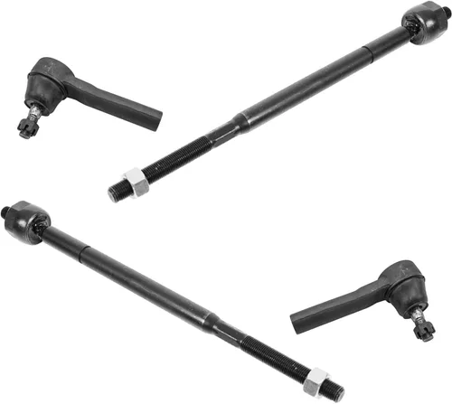 Miniatura 135 de TRQ Juego de barras de acoplamiento delanteras interiores y exteriores de 4 piezas compatible con Jeep Cherokee 1991-2001 y Comanche 91-92