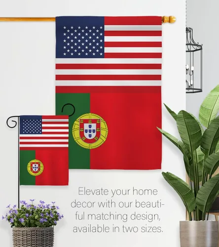 Miniatura 8 de Cartel de bandera de la amistad de Portugal, Estados Unidos, arte de pared, postes de bandera para exteriores de casa, decoración al aire libre