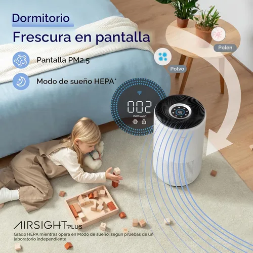 Miniatura 3 de LEVOIT Purificadores de aire para el hogar, habitación grande de hasta 1733 pies cuadrados con modo de suspensión HEPA, verificación AHAM, modo