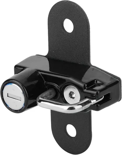 Miniatura 8 de Fydun Motocicleta Casco Lock Mount Hook Aleación de aluminio Kit de modificación de motocicleta para Suzuki V Strom 250 2017 (negro)