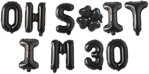 Miniatura 62 de Globos de látex de 16 pulgadas con texto en inglés "Oh I'm 14" Black Hallo Fourteen Cheers to 14 Years Old Theme Decor for Man Woman Happy 14th
