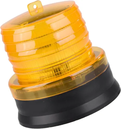Miniatura 7 de GLOGLOW Luces LED de advertencia ámbar solar de 2 V, luz LED para auto, luz ámbar de advertencia de seguridad para carretilla elevadora, camión