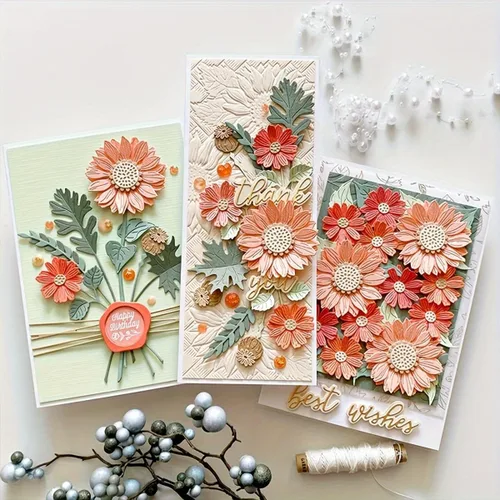 Miniatura 5 de Lapoo Troquel de corte de metal para álbumes de recortes, plantillas duraderas para álbumes de recortes, álbumes de fotos, tarjetas de papel