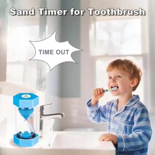 Miniatura 7 de Reloj de Arena con Temporizador de Arena de 1 Minuto, Reloj de Arena Irrompible, SandWatch de Plástico de 1 Min, Reloj De Arena 1 Minutos, Reloj