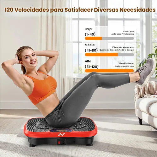 Miniatura 5 de AXV Vibration Plate Fitness Platform Exercise Machine Vibrating Shaking Full Body Shaker Workout Vibrate Stand Shake Board Sport for Weight Loss Fat
