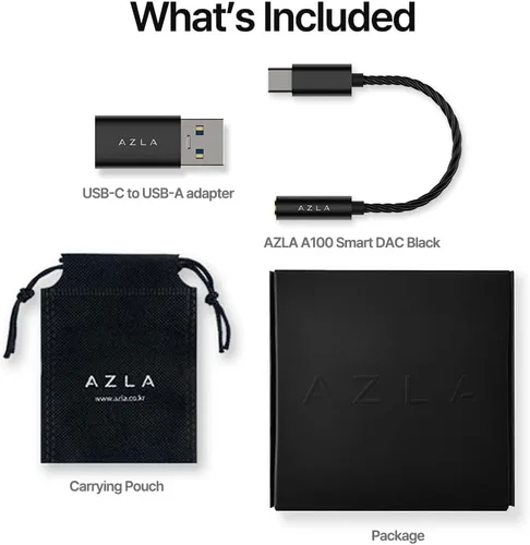 Miniatura 9 de AZLA A100 Smart DAC – Adaptador de audio USB C a 0.138 in, adaptador auxiliar a USB C para iPhone 16, Samsung Galaxy S23, Pixel, iPad Pro