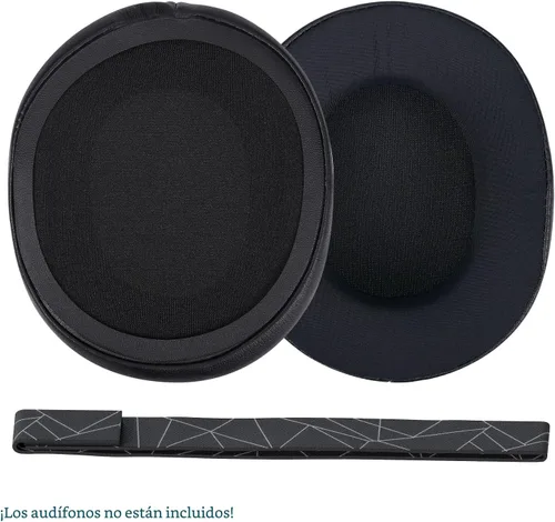 Miniatura 2 de MMOBIEL - Almohadillas de repuesto para auriculares inalámbricos SteelSeries Arctis 7/9/Pro y Prime, etc. – Almohadillas de gel refrescante