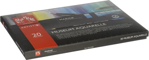 Miniatura 3 de Caran D'ache Juego de lápices Aquarelle Museum Marine de 20 colores (3510.920)