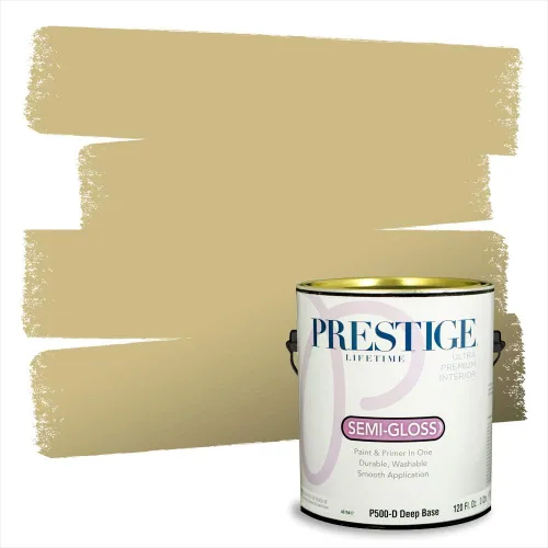 Miniatura 34 de PRESTIGE Paints Exterior Paint and Primer In One, 1-Gallon, Satin, Comparable Match of Benjamin Moore* Royal Linen* 931BM-PCM