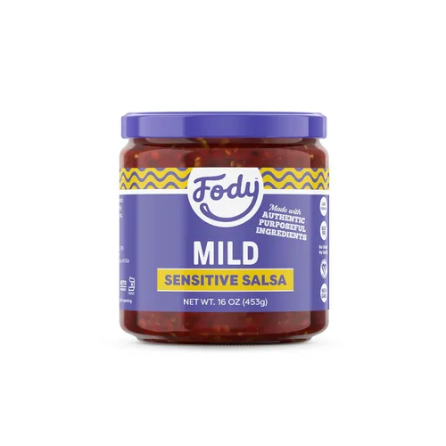 Miniatura 10 de Fody Foods Salsa mediana, 16 onzas, sin ajo y cebolla, bajo certificado FODMAP, apto para el intestino y el SII, vegano, sin OMG, sin gluten, apto