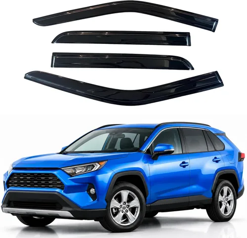 Miniatura 166 de Visor para ventana IG para Hyundai Venue 2020-2023, protector contra la lluvia, adhesivo extra duradero, deflector de viento para lado