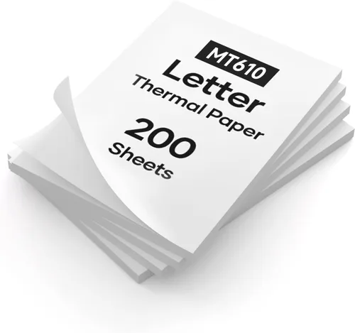 Miniatura 9 de iDPRT Papel de impresora térmica MT610 de 8.5 x 11 pulgadas para MT610 Pro, D810, M08F, M832, M08E, A285M, A80, A81, PR20, A40, iDPRT HPRT PRT Papel